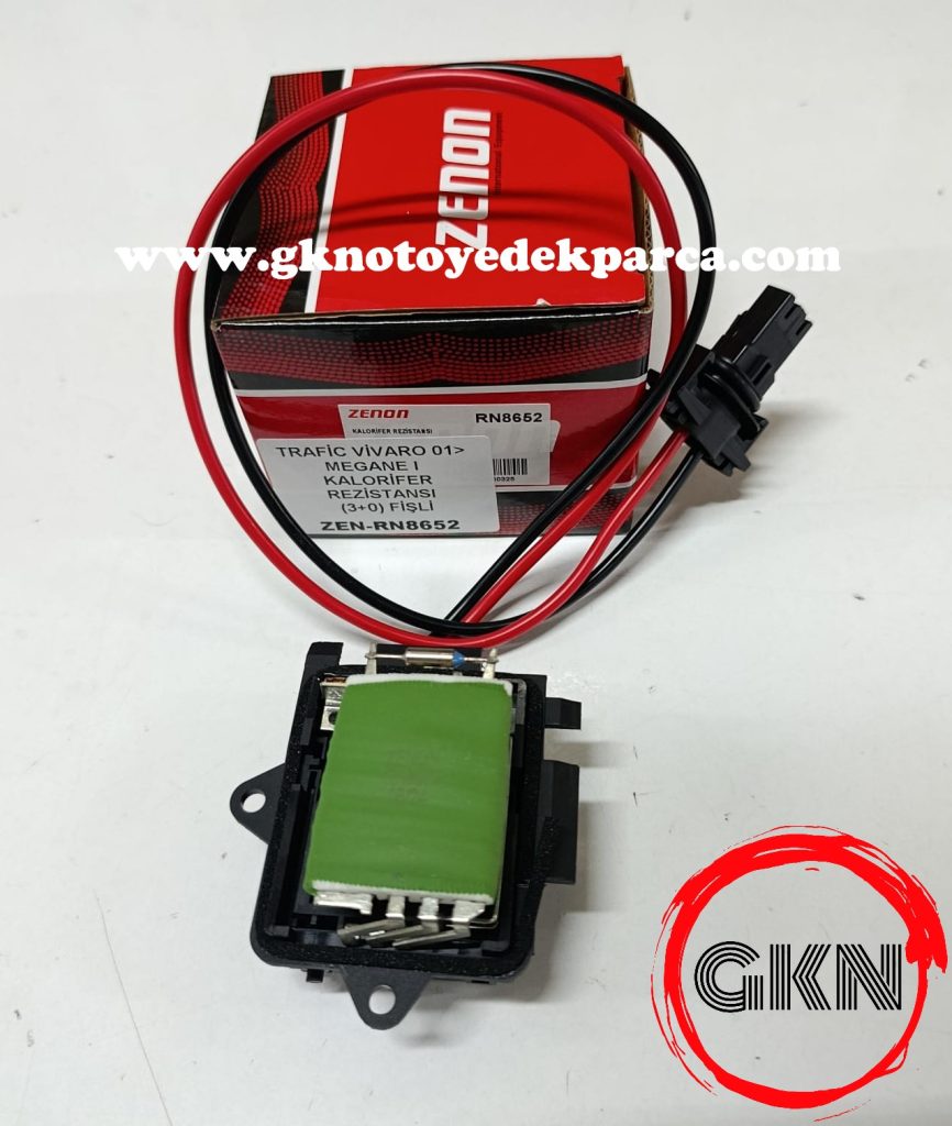 KALORİFER REZİSTANSI TRAFİC VİVARO 01> MEGANE I (3+0) FİŞLİ ZEN