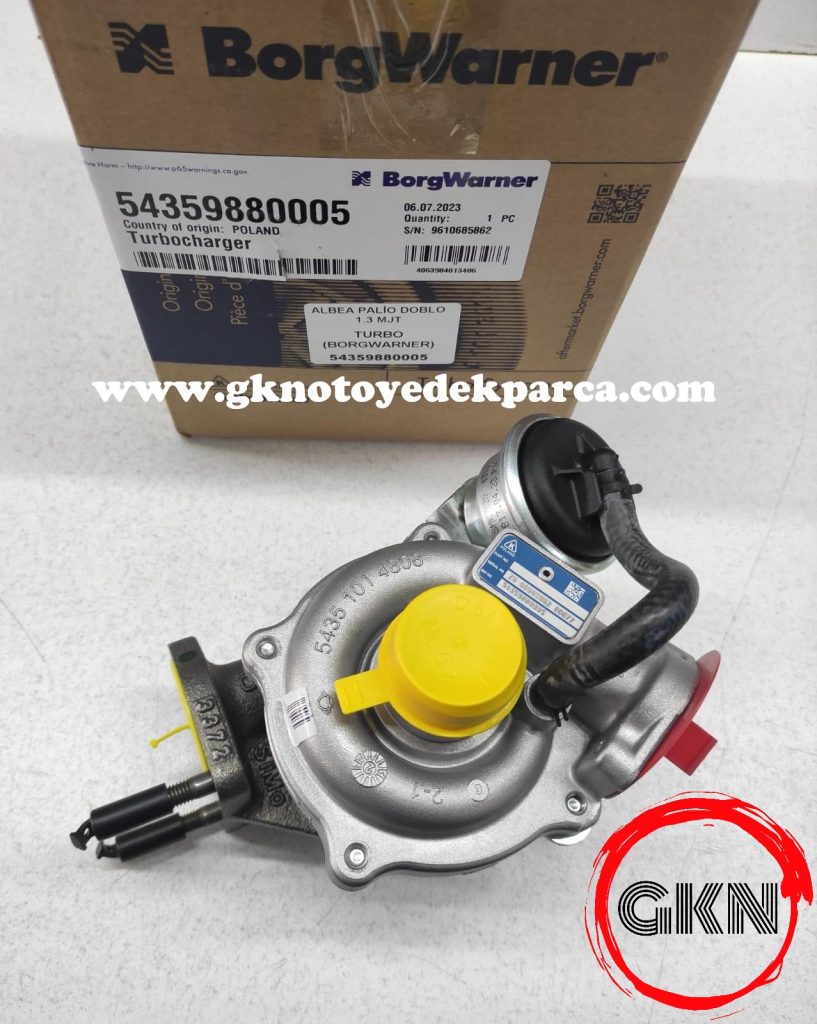 ターボー TURBO ALBEA PALİO DOBLO 1.3 MJT (BORGWARNER) 54359880005